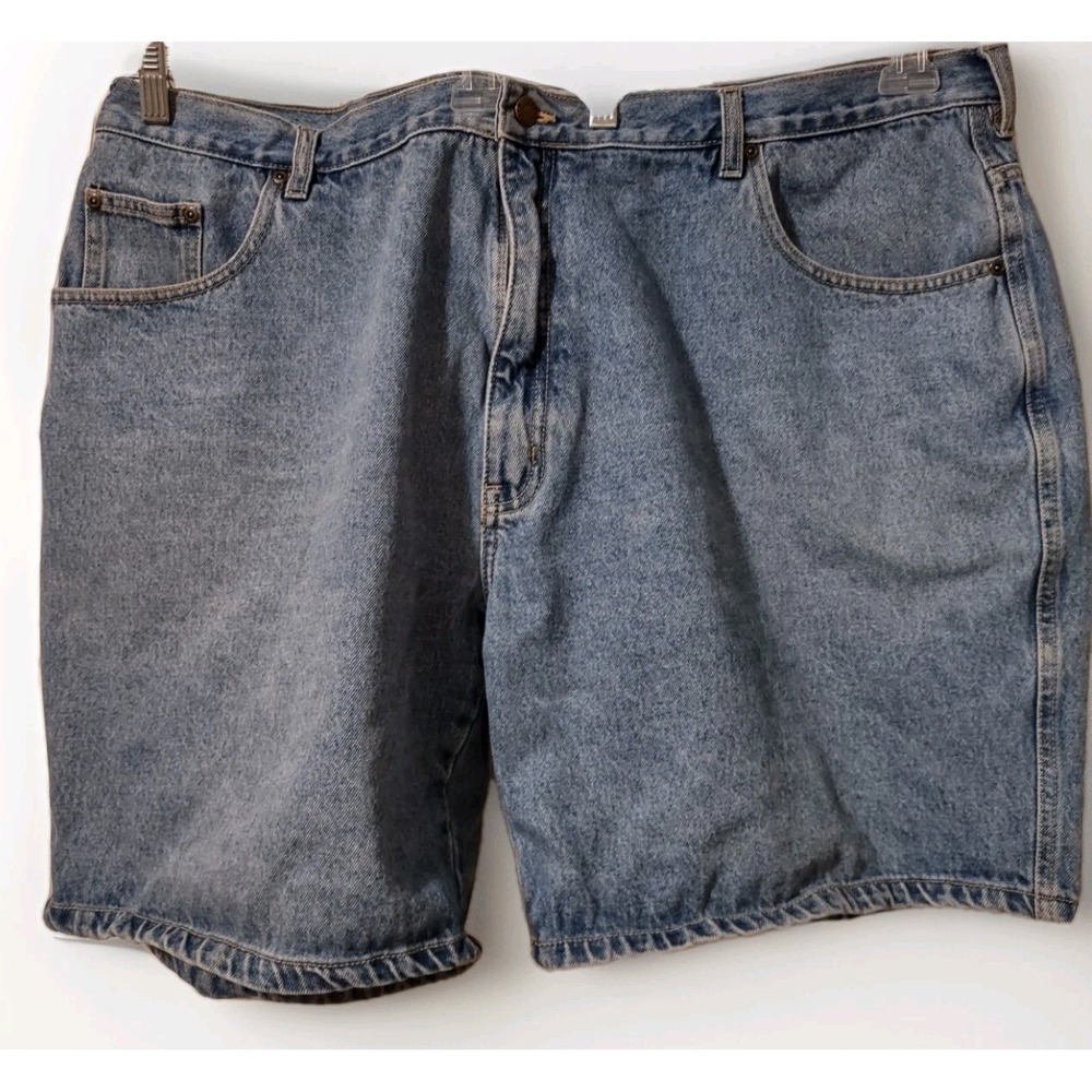 Falls Creek Blue Jean Shorts Mens Size 48 Classic Fit  9" Inseam Denim 5 Pockets